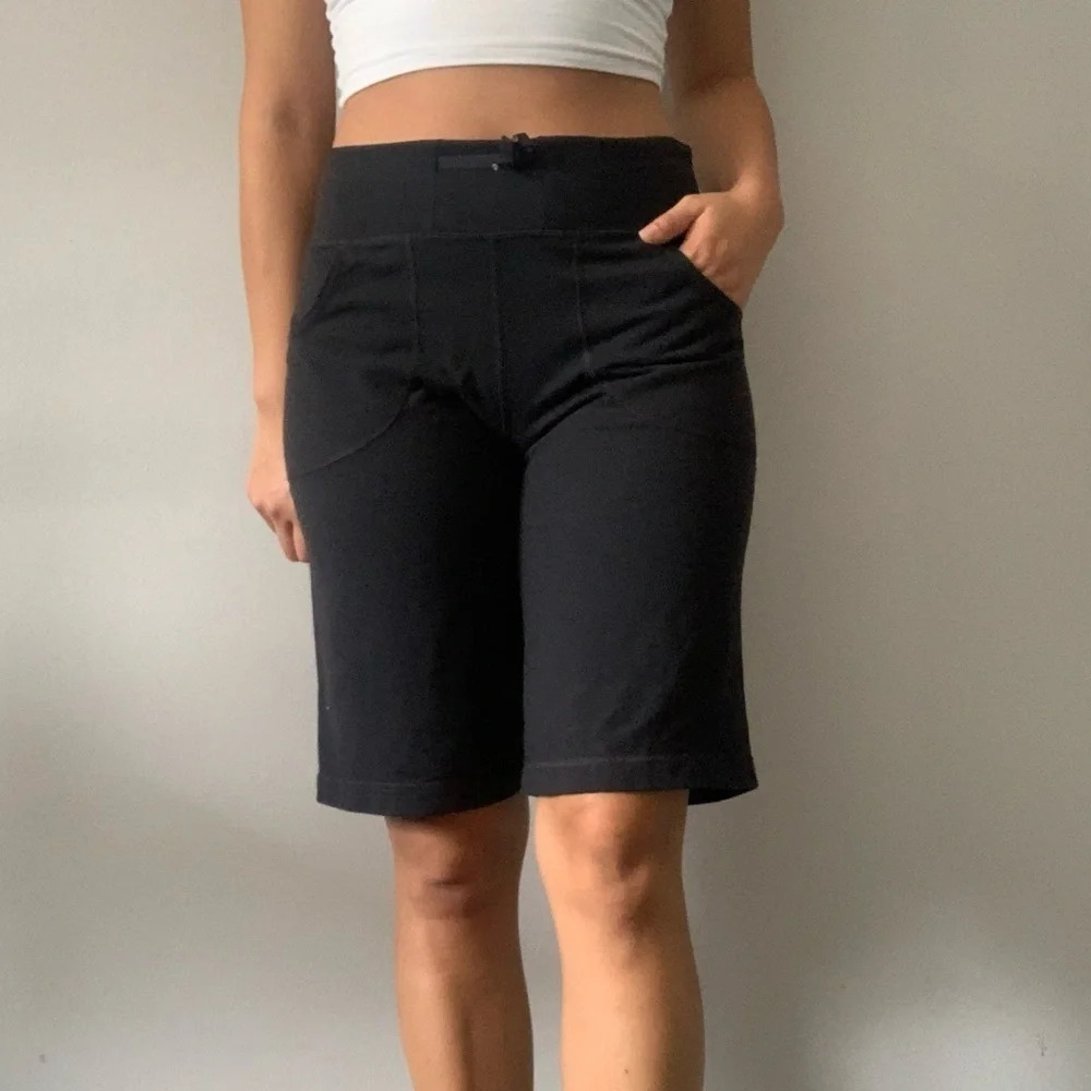 lululemon athletica Black Athletic Bermuda Shorts